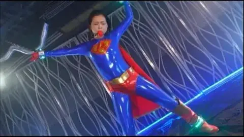 Asian Duo in Martial Arts Costumes Engage in Combat