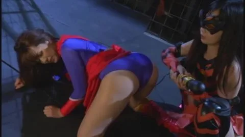 Asian Superheroines Engage in Erotic Wrestling