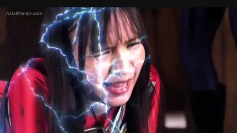 Asian Women in Red Costumes