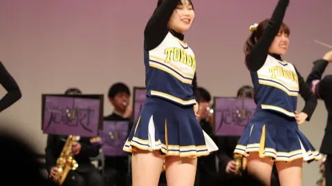 Cheerleaders in Uniform