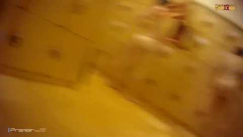 Asian Girls Changing Clothes in Locker Room