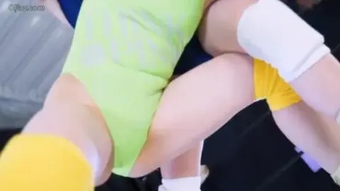 Asian Women Wrestling in Ring