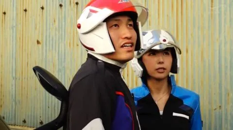 Asian Riders in Action