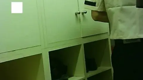 Asian Girl in Locker Room