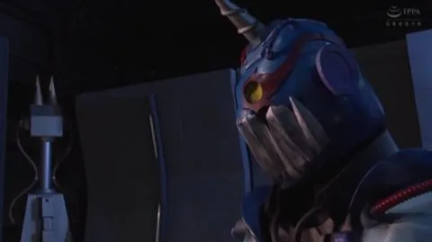 Asian Couple in Futuristic Robot Fantasy Scene