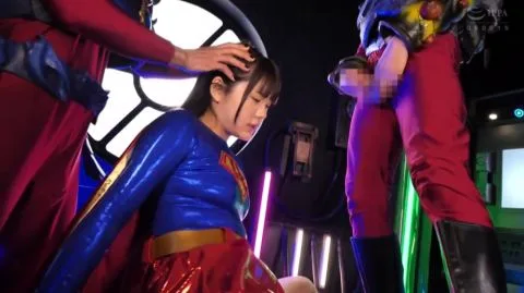 Asian Women in Superman Costume Engage in Lesbian Sex