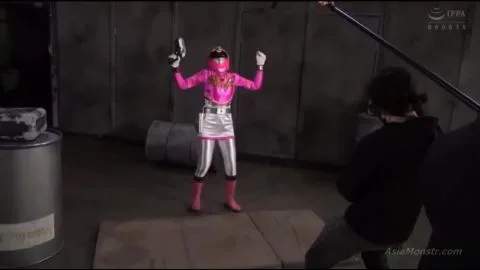 Restrained Woman in Dynamic Pose