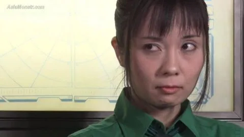 Dark Haired Woman in Industrial Fantasy