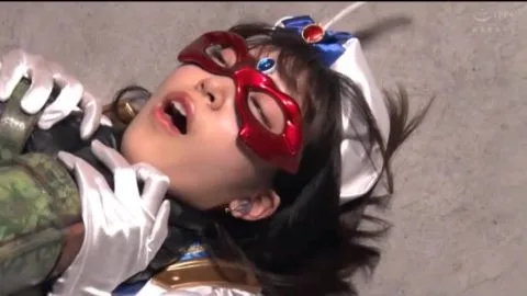 Asian Wrestlers in Red Masks Engage in Intense Battle