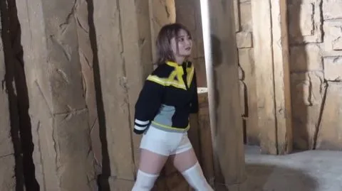 Asian woman in industrial settings