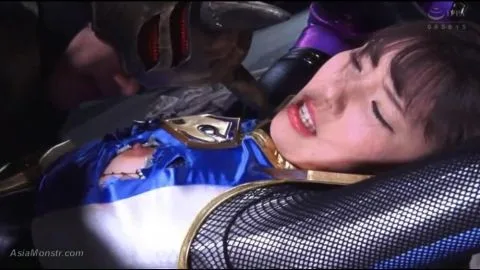 Asian Cosplay Threesome with Muscular Man