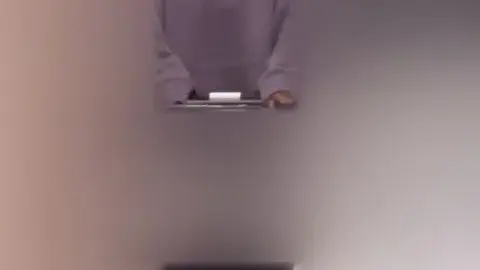 Asian Girl in Lingerie and Face Mask