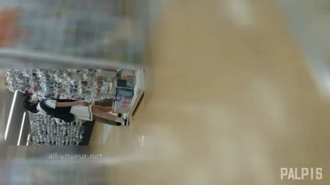 Blonde Woman in Store Setting