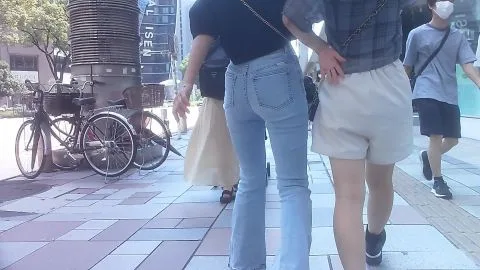 Asian Women Intimate Moments in Public