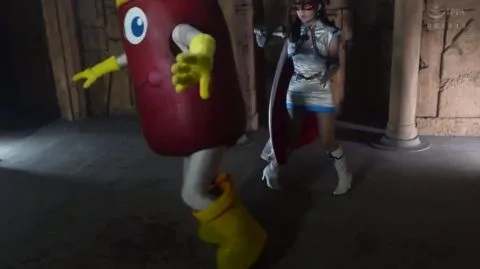 Asian Cosplayers in Superhero Costumes