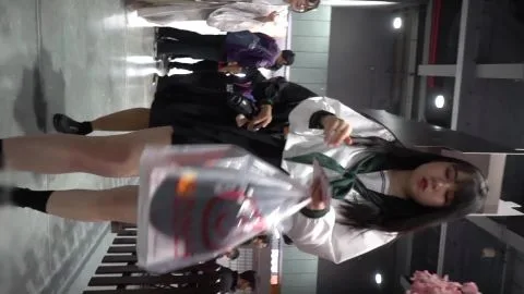 Asian Girls Shopping and Playing