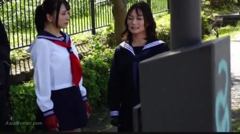 Asian Schoolgirls in Sailor Fuku