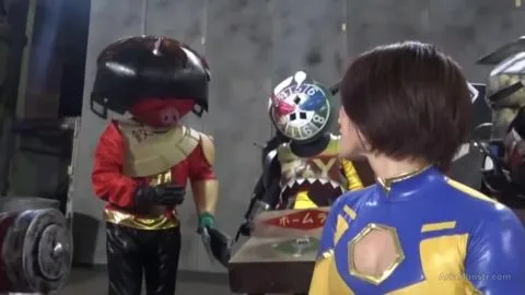 Asian Cosplay Erotica in Industrial Setting