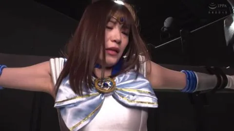 Asian Sailor Fuku Bondage with Muscular Partner