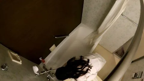 Lying Nude on Bed, Masturbating