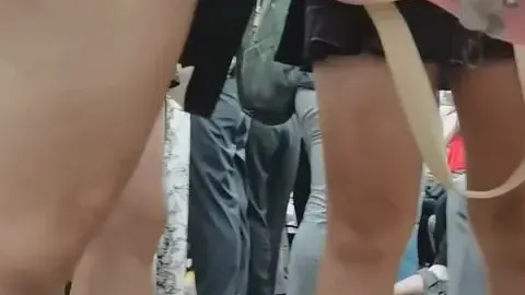 Schoolgirls in Uniform on Public Transport