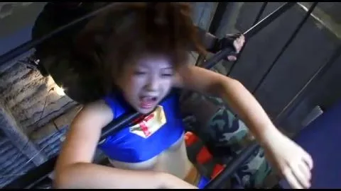 Asian Couple Wrestling in Ring