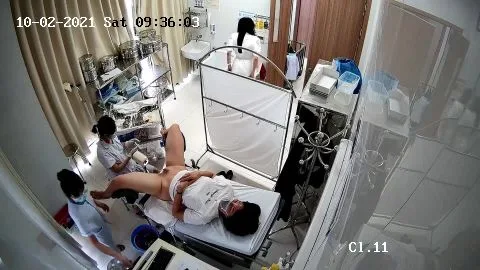 Real Hidden Camera in Gynecological Cabinet 23