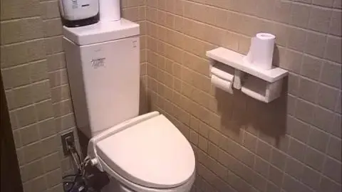 Asian Teen Bathroom Moments