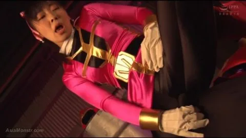 Asian Superheroine in Pink Costume