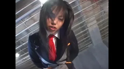 Asian Couple in Cosplay Sex on Rooftop