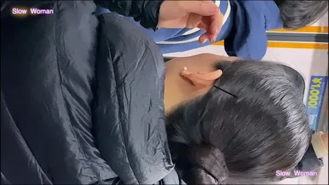 Asian Women Engaging in Intimate Moments