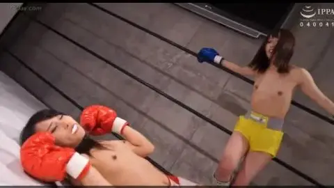 Asian Women Boxing Ring Fight