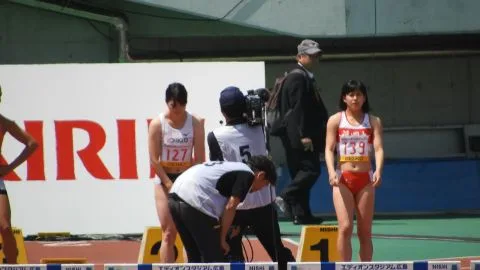 Asian Athletes Outdoor Sex