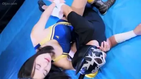Asian Lesbians Wrestling and Fucking