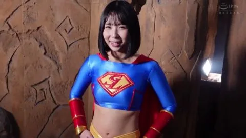 Asian Cosplayer in Superman Outfit