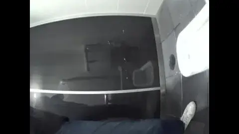 Asian Teen in Bathroom Solo Scene