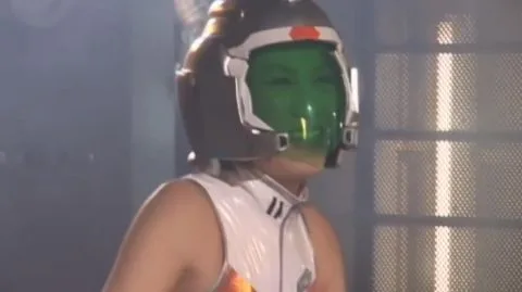 Asian Couple in Futuristic and Outdoor Settings