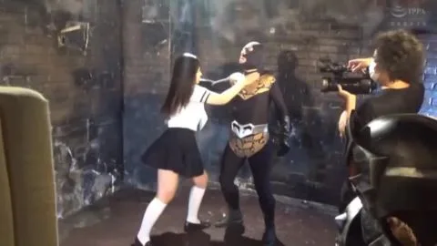 Asian Sailor Fuku Fight Scene