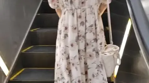 Asian Teen in Public Places and Bedroom