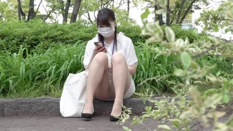 Asian Girl Outdoor Solo