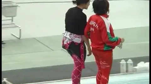 Asian Women in Sporty Outfits at Gym