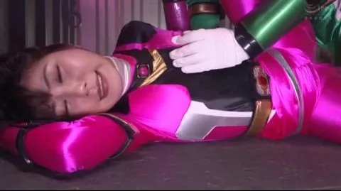 Asian Couple in Pink Costume Intimate Moments