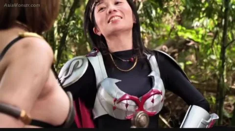 Asian Beauties in Forest Cosplay