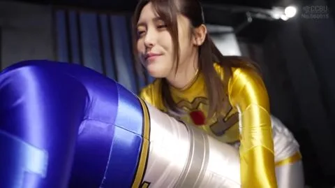 Asian Models in Futuristic Costumes