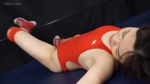 Asian Couple Wrestling in Sexy Outfits