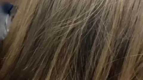 Long Hair in Public Setting