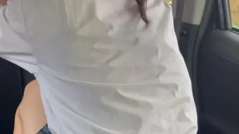 Schoolgirl Exposed in Car