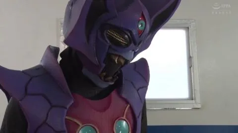 Asian woman with black hair in monster costume sex scenes