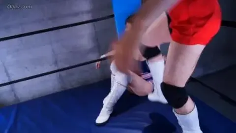 Lesbian Wrestling Match with Three Performers