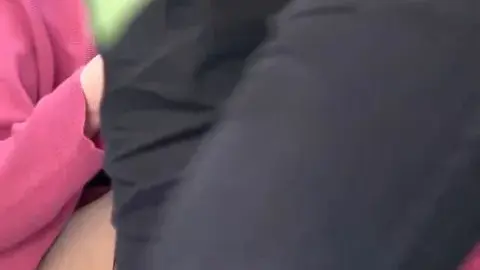 Asian Office Girl Masturbates in Pink Sweater